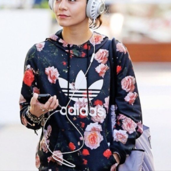 adidas Tops - Adidas Trefoil Rose Original Rita Orca Floral hood